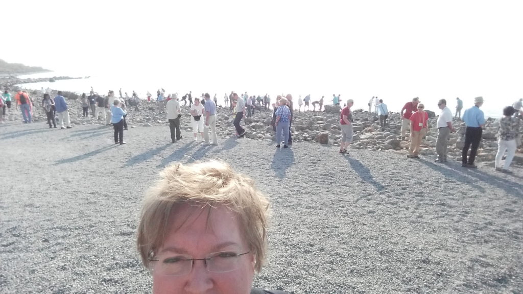 A Sea of Galilee selfie